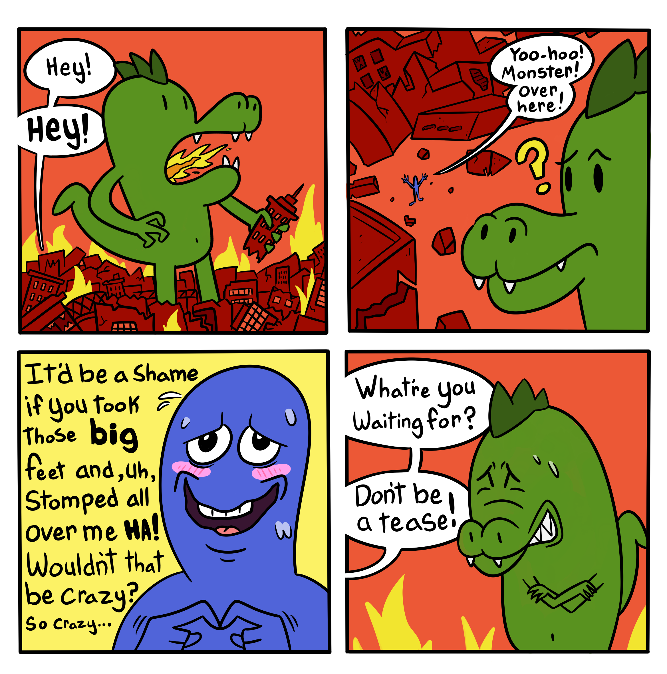 Uncomfortable Monster